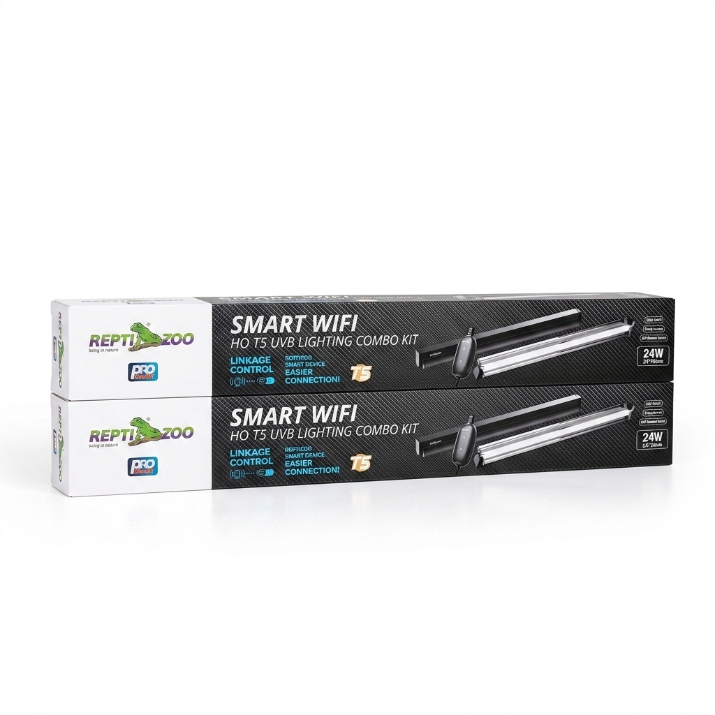 1787747424257 کیت روشنایی Smart WiFi HO T5 UVB ReptiZoo - تصویر 1