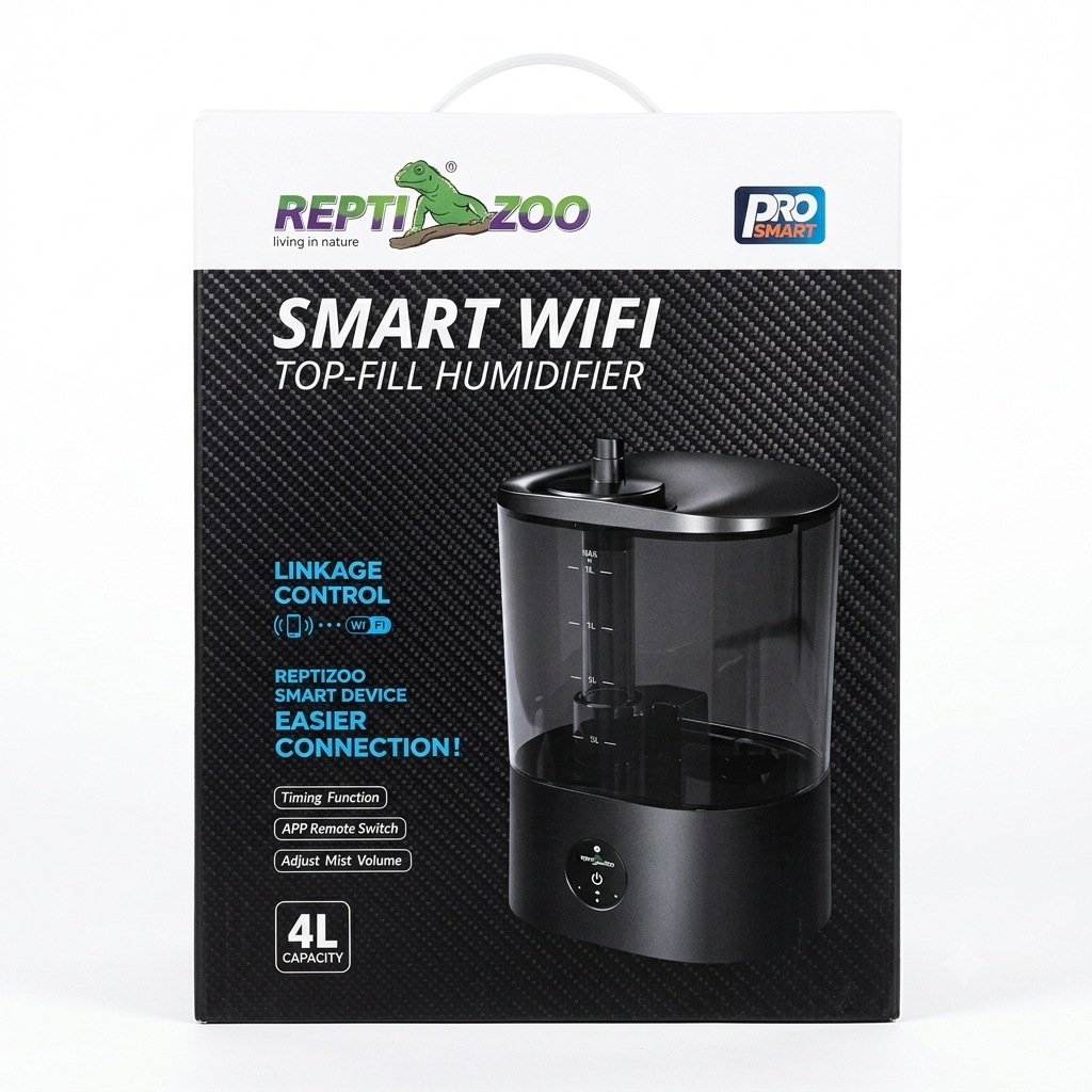 تهویه اتوماتیک خزندگان برند رپتی زوو رطوبتساز هوشمند Smart WiFi Top-Fill رپتی زو - تصویر 1